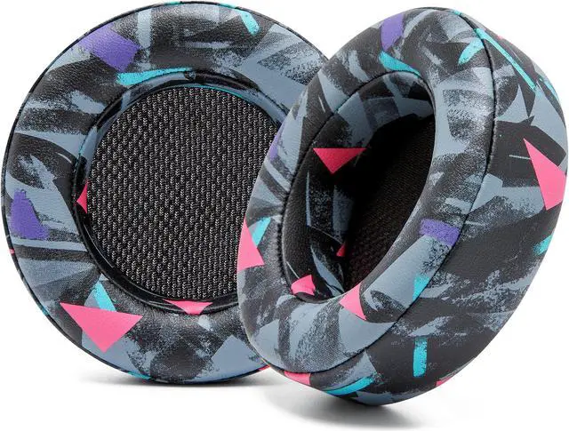 Main image of WC Upgraded Replacement Earpads for Corsair Virtuoso Gaming Headset Made by Wicked Cushions | Improved Durability, Thickness, Softer Leather, and Sound Isolation | 90's Black