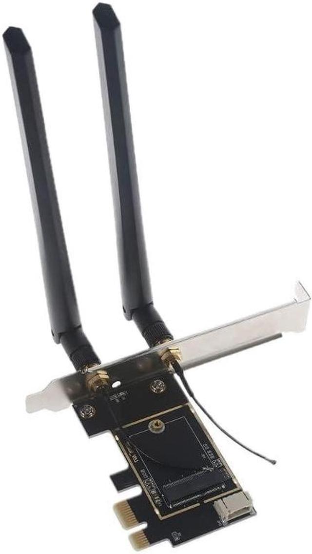 Alt view image 3 of 5 - BE200 Desktop Wi-Fi 7 Kit | Wi-Fi 7 Tri Band 2.4/5/6 GHz | 5.8 Gbps | Bluetooth 5.4 Support | M.2 PCIe | No vPro 802.11BE Wireless Card BE200NGW (BE200)
