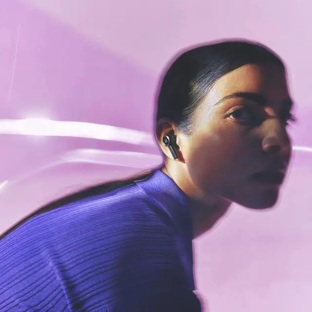 Alt view image 4 of 5 - Bang & Olufsen Beoplay EX - Wireless Bluetooth Earphones with Microphone and Active Noise Cancelling, Waterproof, 20 Hours of Playtime