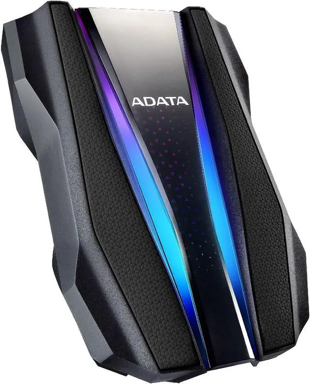 Alt view image 3 of 5 - ADATA HD770G 2TB RGB USB 3.2 IP68 Waterproof Dropproof Dustproof External HDD Black (AHD770G-2TU32G1-CBK)