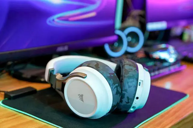 Alt view image 3 of 5 - WC Upgraded Replacement Earpads for Corsair Virtuoso Gaming Headset Made by Wicked Cushions | Improved Durability, Thickness, Softer Leather, and Sound Isolation | Black Camo