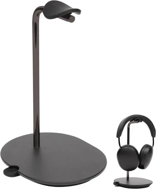 Main image of Sanus Sonos Ace Headphones Stand - Premium Stand w/Silicone Cradle Prevents Creasing & Built-in Cable Management w/Magnetic Clip for Fast Charging - Tool-Free Setup - Black Sonos Headphones Holder