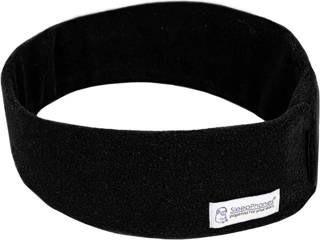 Main image of SleepPhones Wireless Sleep Headphones by AcousticSheep V8 | 24-Hour Battery | Original and Most Comfortable Bluetooth Headphones for Sleeping (Small, Midnight Black Fleece)