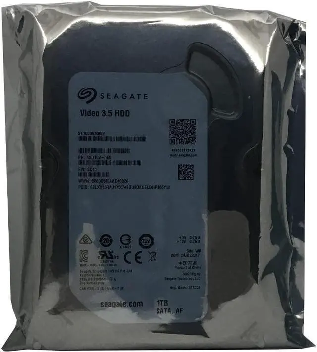 Alt view image 4 of 4 - Seagate Video 3.5 HDD Internal Hard Drive Bare Drive - 1000GB (ST1000VM002)