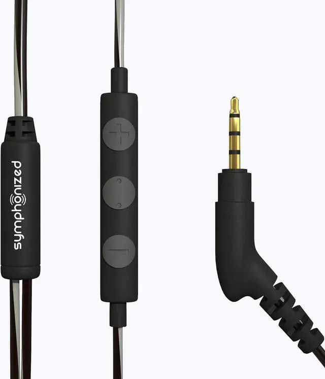 Alt view image 3 of 5 - Symphonized on NRG 3.0 Wood Earbuds Wired, in Ear Headphones and MTL Earbuds Dual Driver Heavy Bass Premium in-Ear Noise-isolating Headphones