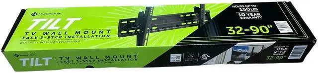Alt view image 2 of 2 - Member's Mark Tilting TV Wall Mount with Leveling Design for 32-90 inch TVs