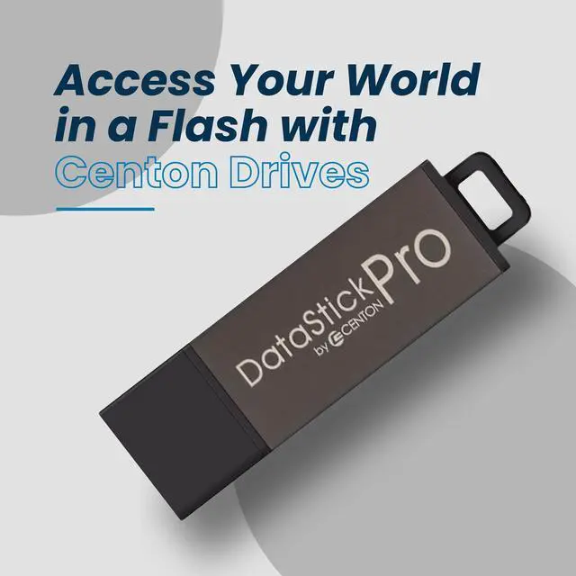 Alt view image 2 of 5 - 8GB DataStick Pro by Centon, 25 Pack, USB 2.0 Flash Drive Memory Stick for Storage and Backup