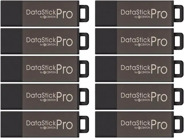 Main image of 8GB DataStick Pro by Centon, 25 Pack, USB 2.0 Flash Drive Memory Stick for Storage and Backup