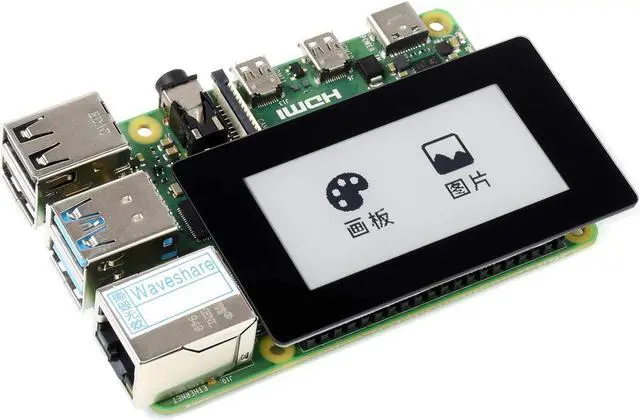 Alt view image 4 of 5 - waveshare 2.13inch Touch e-Paper Display for Raspberry Pi Zero 2 W/Raspberry Pi Zero/Pi Zero W/Pi Zero WH, 250x122 Pixels E-Ink Screen, Paper-Like Effect Support Partial Refresh