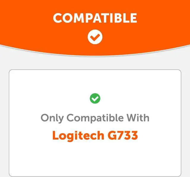 Alt view image 2 of 5 - WC Freeze G733 - Cooling Gel Earpads for Logitech G733 Headphones by Wicked Cushions | Enhanced Comfort & Thickness with Cooling Gel Technology for Epic Gaming | Grey