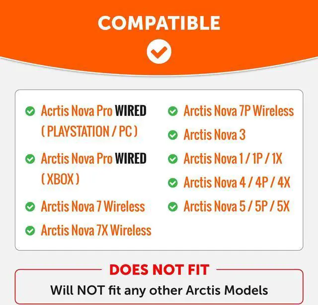 Alt view image 2 of 5 - WC Freeze for Arctis Nova - Hybrid Fabric Cooling Gel Replacement Earpads for Arctis Nova Pro Wired, Nova 7, 5, 4, 3, 1 - Made by Wicked Cushions (Does Not Fit Nova Pro Wireless) | Black