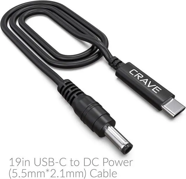 Alt view image 4 of 5 - 19pcs Laptop Adapter Kit for Crave PowerPack [USB-C to DC Cable + 19 adapters] for Acer, Asus, Lenovo, Fujitsu, Toshiba, DELL, HP, Compaq, Samsung, BenQ, Sony, IBM