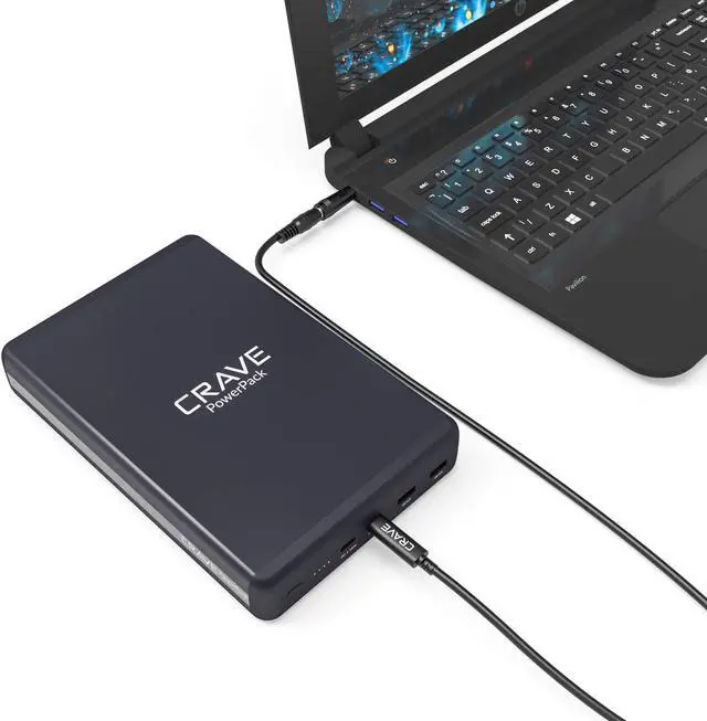 Alt view image 5 of 5 - 19pcs Laptop Adapter Kit for Crave PowerPack [USB-C to DC Cable + 19 adapters] for Acer, Asus, Lenovo, Fujitsu, Toshiba, DELL, HP, Compaq, Samsung, BenQ, Sony, IBM