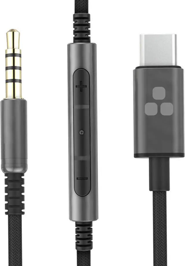 Alt view image 5 of 5 - ENCASED USB-C Over Ear Headphones Wired (V200 Pro) Closed Back Studio DJ Monitor Earphones, USB Type-C Connector with Mic, Volume Remote (50mm Neodymium Drivers)