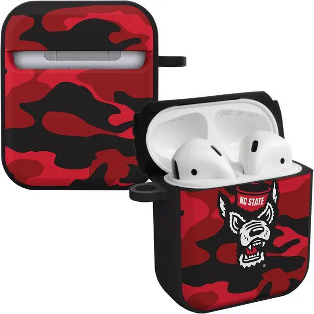 Main image of AFFINITY BANDS North Carolina State Wolfpack Camo HDX Case Cover Compatible with Apple AirPods Generations 1 & 2