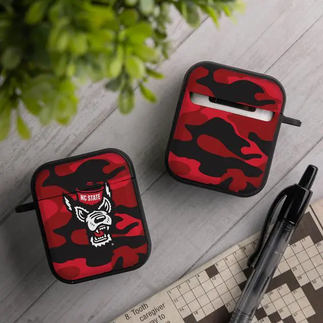 Alt view image 2 of 5 - AFFINITY BANDS North Carolina State Wolfpack Camo HDX Case Cover Compatible with Apple AirPods Generations 1 & 2