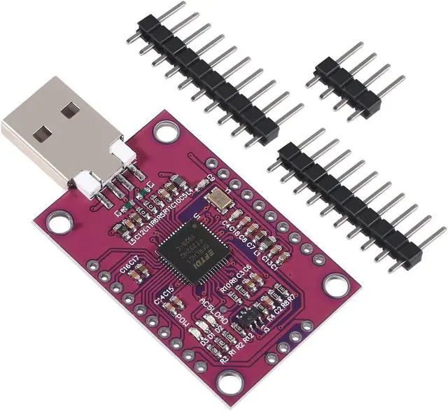 Alt view image 3 of 5 - AITRIP2PCS CJMCU FT232H High-Speed Multifunction Module USB to JTAG UART/FIFO SPI/I2C Module (2PCS)