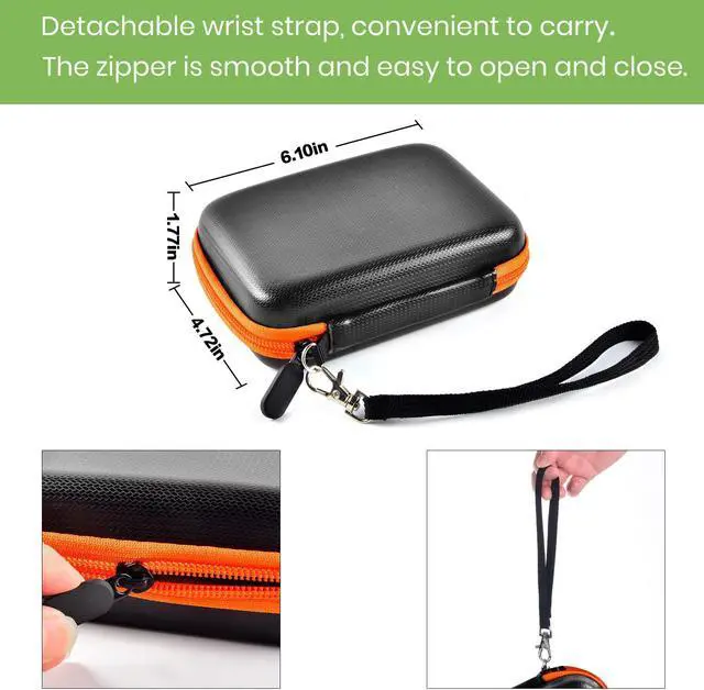 Alt view image 3 of 5 - Case Compatible with LaCie Rugged Mini + Flash Drive Case