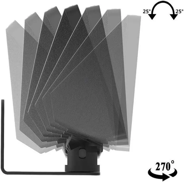 Alt view image 2 of 5 - ATOPHK Wall Mount Stand for Echo Show 10 (2nd Generation) Horizontal 270 Degrees Rotation Longitudinal Angle Change Base Black(Not fit Echo Show 8 & Echo Show 5, Only fit Echo Show 10 Generation)