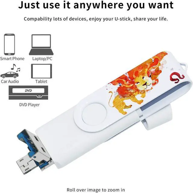 Alt view image 3 of 5 - AVOMOCO 3.1 128gb 3in1 High Speed Photo Backup Stick for Android Phones Type C Tablets Devices,as Galaxy,LG,Google Pixel,Hua Wei,One Plus,Moto ect.