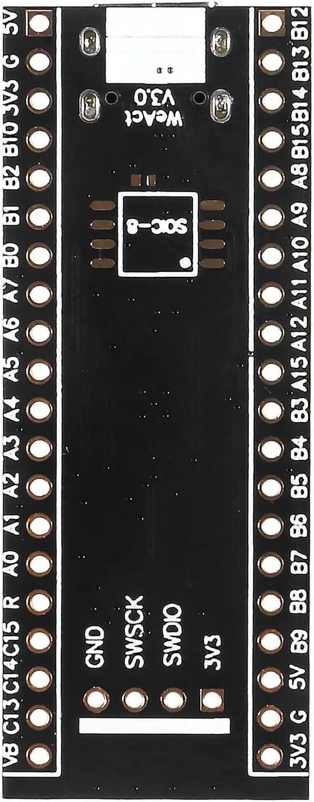 Alt view image 4 of 5 - DORHEA 3Pcs STM32F411 Development Board V3.0 STM32F411CEU6 STM32F4 Learning Board 100Mhz Freq 128KB RAM 512KB ROM for Programming