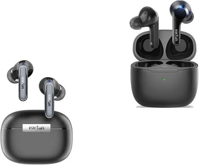 Main image of EarFun Air 2 Wireless Earbuds, 10mm Drivers with LDAC Bluetooth Earbuds, Hi-Res Audio, Bluetooth 5.3 with Multipoint Connection Air True Wireless Earbuds, Bluetooth Earbuds with 4 Mics