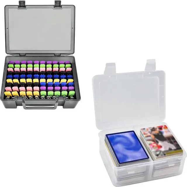 Main image of FULLCASE Flash Drive Case USB Memory Stick SD Card Storage Organizer, Card Case Holder Compatible with Baseball Football Sports Cards Game (Case Only)