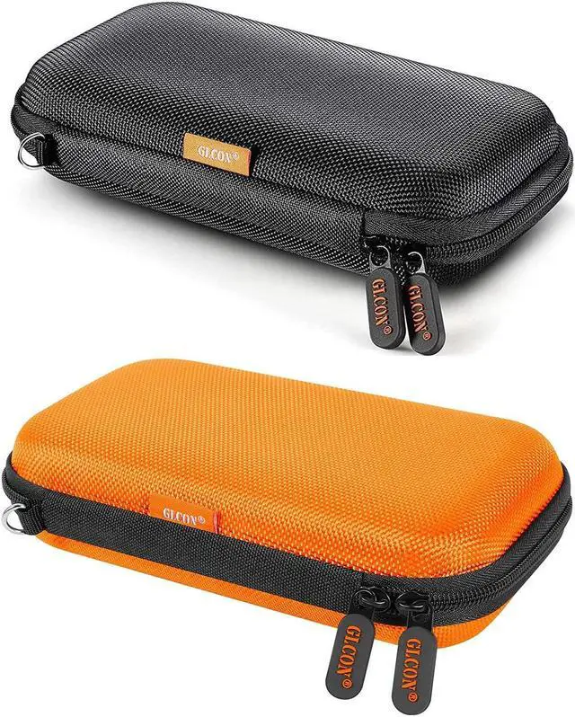 Main image of Shockproof Hard EVA Carrying Case Travel Pouch for External Hard Drive, Power Bank, Cell Phone, Cable, Cord - Portable Small Electronic Accessories Organizer Storage Zipper Pouch