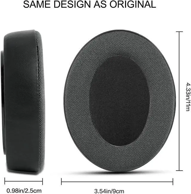 Alt view image 3 of 5 - Gvoears New in 2023 Replacement Earpads for Sennheiser HD650/HD600/HD660S/HD545/HD525/HD535 Headphone Pads, Ear Cushion also fit for MassdropX HD6XX/HD58X & HD580/HD565 Jubilee Headphone, Soft Sponge