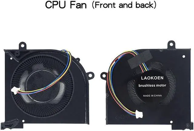 Alt view image 4 of 4 - New Replacement Cooling Fans for MSI GS65 GS65VR WS65 P65 MS-16Q1 MS-16Q2 MS-16Q3 Series Laptop CPU Fan DC 5V (4-Pin 4-Wire), (Not Fit for MS-16Q4 MS- 16Q5 Series)