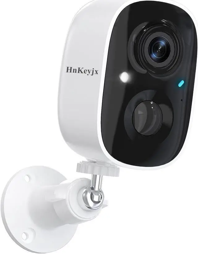 Main image of HnKeyjx Security Cameras Wireless Outdoor, 1080P Battery Powered 2.4GH WiFi Dog Camera, Porch Camera, Night Vision AI, PIR Motion Detection,2 Way Audio, Spotlight Siren Alarm, Cloud/SD Storage