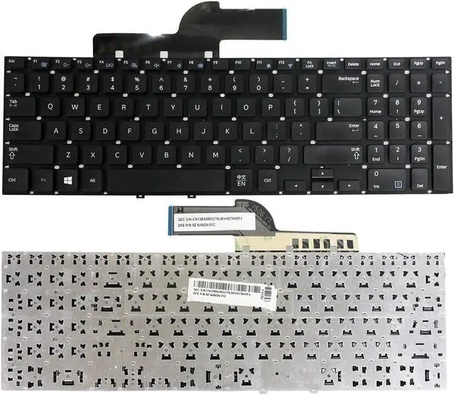 Alt view image 2 of 5 - Huasheng Suda Black Keyboard US Replacement for sangsung NP300E5E NP350E5C NP355E5C NP350V5C NP355V5C NP270E5E NP275E5E NP270E5V NP275E5V NP270E5CT NP270E5J NP270E5R 9Z.N4NSN.01C