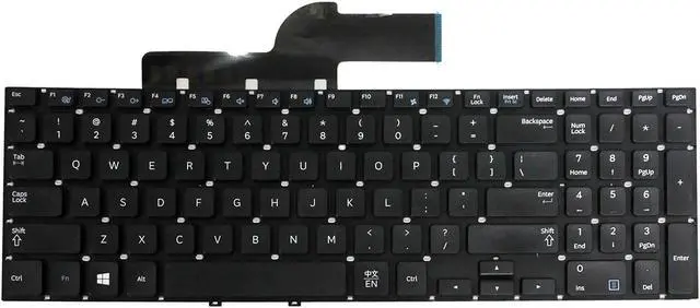 Main image of Huasheng Suda Black Keyboard US Replacement for sangsung NP300E5E NP350E5C NP355E5C NP350V5C NP355V5C NP270E5E NP275E5E NP270E5V NP275E5V NP270E5CT NP270E5J NP270E5R 9Z.N4NSN.01C