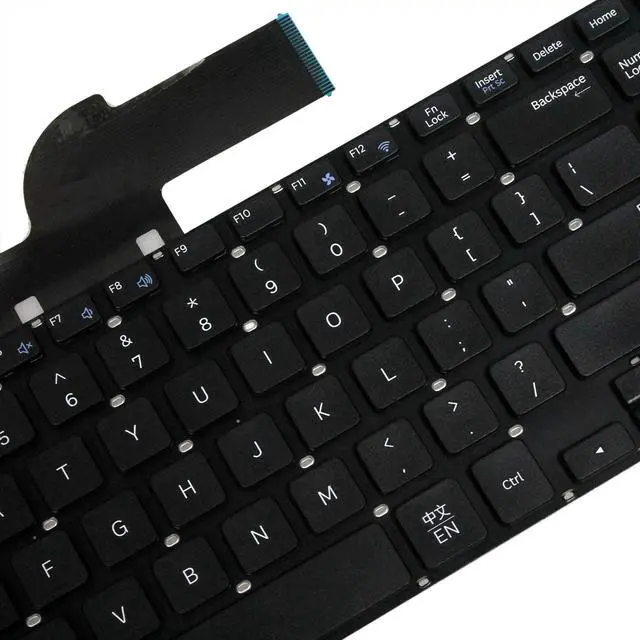 Alt view image 5 of 5 - Huasheng Suda Black Keyboard US Replacement for sangsung NP300E5E NP350E5C NP355E5C NP350V5C NP355V5C NP270E5E NP275E5E NP270E5V NP275E5V NP270E5CT NP270E5J NP270E5R 9Z.N4NSN.01C