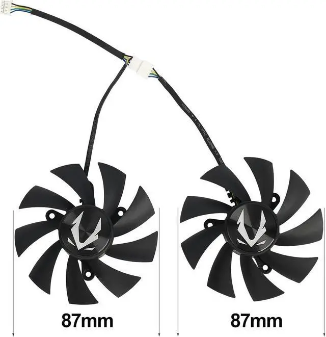 Alt view image 3 of 5 - inRobert GA92A2H 87mm GTX1660s RXT2060 Graphics Card Fan for Zotac GTX 1660 Ti Super AMP, RTX 2060 2070 Super Mini/Twin Fan