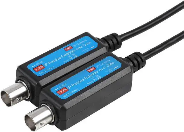 Alt view image 4 of 5 - JTLB Ethernet Over Coax Adapter Moca Adapter 17x9x3 1Pair 10 100Mbps 1Ch Passive IP Coaxial Transmitter Receiver Extender for IP Nvr Camera