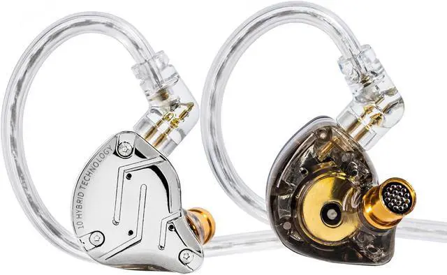 Main image of Gaming Earbuds IEM Headphone,KZ ZS10 PRO in Ear Monitor IEM Headphone,4BA+1 DD Bass Professional Earphone with Detachable Cable for Musicial System (ZS10PRO-Black, No Microphone)......