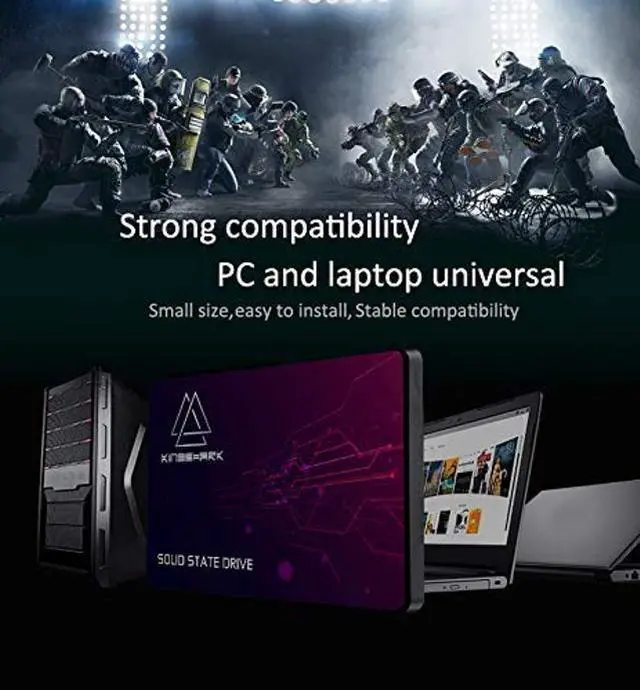 Alt view image 5 of 5 - Kingshark Gamer SSD 128GB SATA 2.5" Internal Solid State Drive SATAIII 6 Gb/s High-Performance 7MM Height SSD