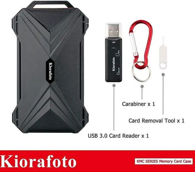 Alt view image 4 of 5 - Magnetic Closure Memory Card Storage Case + 24 Slot Mini Flash Drive Case : Case for Storage Memory Card and 24 Mini USB Drive Data Storage Holder Bundle
