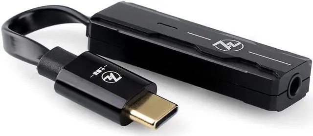 Alt view image 3 of 5 - Linsoul 7HZ SEVENHERTZ 71 Portable Headphone Amplifier DAC Dongle with AK4377 Chip, High-End OCC Cable, Supports Android 5.1 And Above