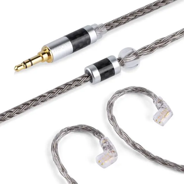Alt view image 5 of 5 - Linsoul KZ ZS10 Pro in Ear Earphones(Without Mic, Purple) +Tripowin Zonie 16 Core Cable(Recessed 2pin, 3.5mm, Grey)