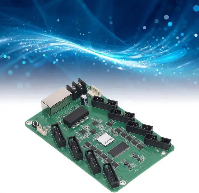 Alt view image 4 of 5 - LOCADENCE Receiving Card, Full Color LED Screen Synchronous Control Card Receiving Module Supports Multiple Input Interfaces Such as HD Multimedia Interface, DVI, SDI, VGA