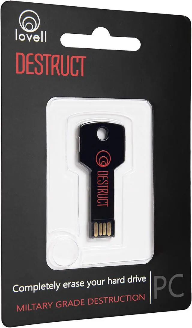 Alt view image 2 of 5 - DESTRUCT USB Gadget - Military Grade Hard Drive Wiper - Permanently Erase All Data on PC and Laptops Before Selling
