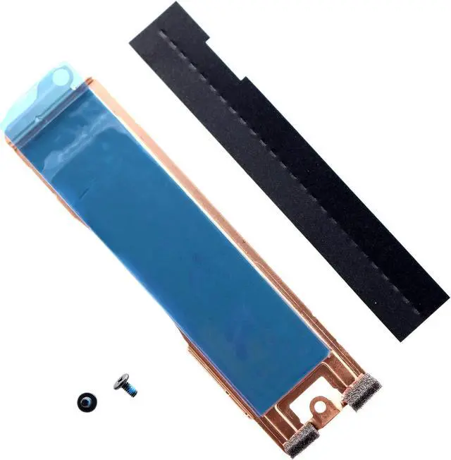 Alt view image 5 of 5 - Deal4GO Slot 1 M.2 2280 SSD Heatsink Cover 0HFD3T HFD3T SSD1 Thermal Bracket w/Insulation Sheet for Dell XPS 17 9700 9710 Precision 17 5750