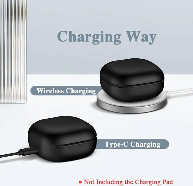 Alt view image 5 of 5 - Replacement Charging Case for Samsung Galaxy Buds Pro 2 SM-R510 - Wireless Charger, 770mAh Battery, LED Indicator, Fast Charging