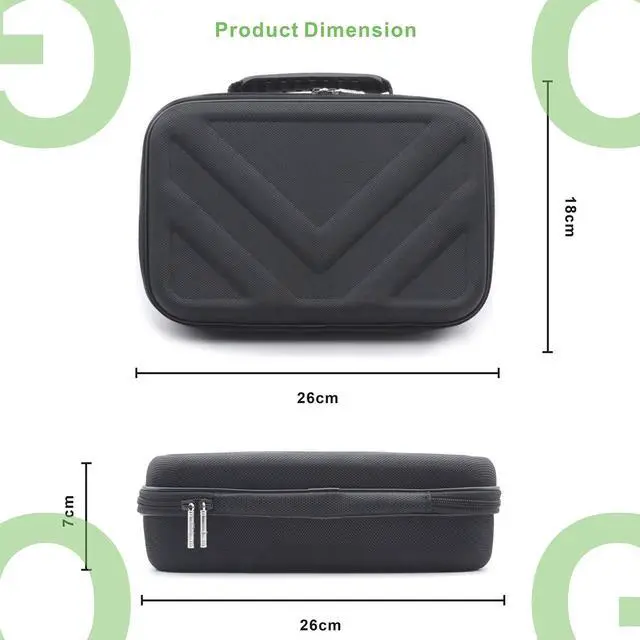 Alt view image 2 of 5 - POKOTO Case for Hypervolt GO 2/Hypervolt GO, Waterproof Shock Resistant Carrying Case for Hyperice Hypervolt GO and Go 2 Massage Device(ONLY CASE)