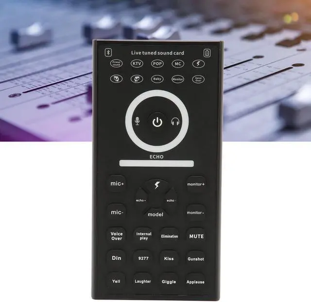 Alt view image 5 of 5 - Voice Changer Disguiser, Handheld Mini Sound Changer Device, for Phone PC Computer, Multi Sound Effects Gaming Live Sound Card, Plug and Play