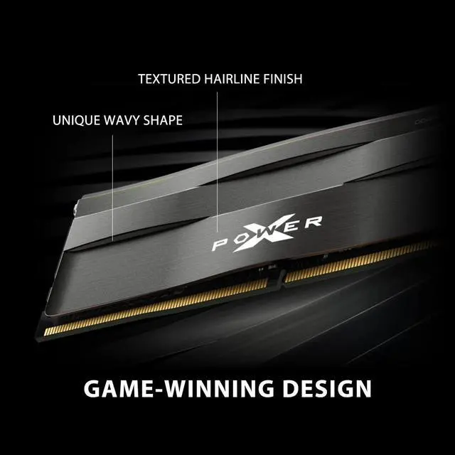 Alt view image 5 of 5 - Silicon Power DDR5 32GB (2x16GB) Zenith 6000MT/s (PC5-48000) 288-pin CL30 1.35V UDIMM Desktop Memory Module RAM SP032GXLWU60AFDE Black