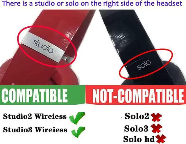 Alt view image 4 of 5 - Studio 3 Performance Parts Kit Wireless Top Headband Accessories Compatible with Studio 3.0 Wireless Headband (Desert Yellow)