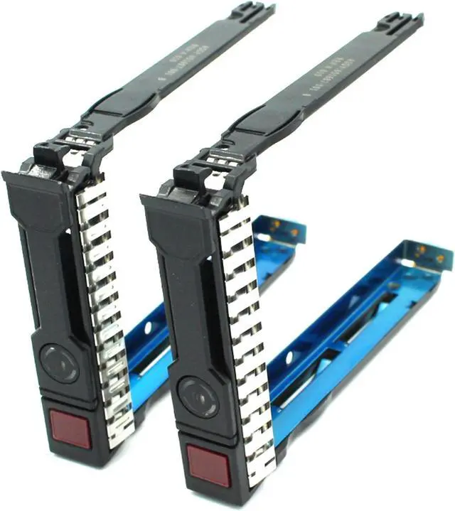 Alt view image 3 of 5 - Lot of 2pcs 2.5" SFF SAS SATA SSD Hard Drive Carrier Tray Caddy 651687-001 651699-001 Compatible for Proliant ML310 ML350 DL360p DL380P DL160 DL120 SL230S Gen8 G8 Gen9 G9 Server Serie by Bthebkrs